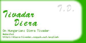 tivadar diera business card